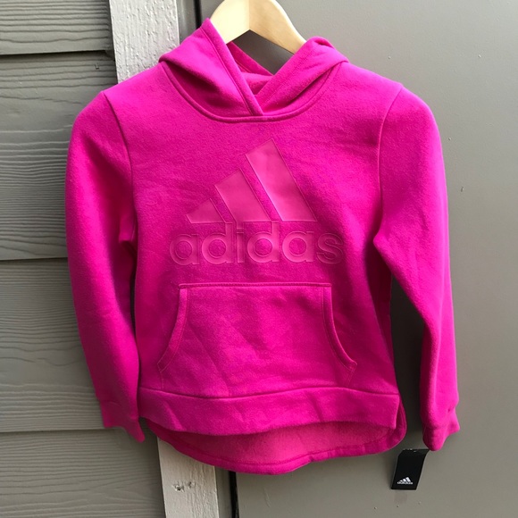 adidas hoodie girl pink